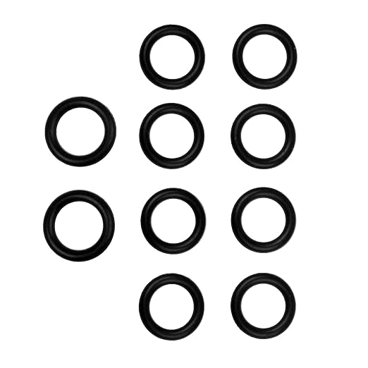10Pcs Propane Tank O-Ring for All Soft Nose P.O.L. Fittings | Soft Rubber Leakage-Proof Sealing, Fit for Propane Gas Adapters, Connectors, Valves, Regulators, BBQ Grill Accessories