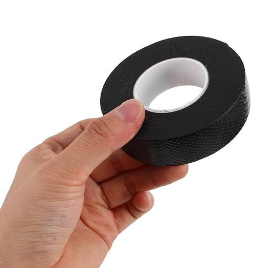 KICHOUSE 2 Rolls Waterproof Butyl Rubber Insulation Tape 2.5mm X 4m Self-Adhesive Electrical Tape for High Voltage 10kv Outdoor Pipe Leak Repair and Submersible Water Pump Sealing