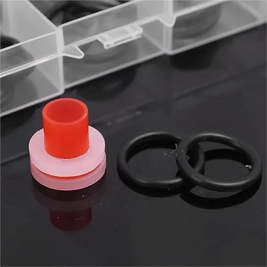 Faucet Gasket O-Ring Kit Rubber Pipe Leak-Proof Sealing O Ring Washer Silicone for Plumb Plug Repair(100pcs)