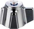 Zn-Alloy Knob Faucet Handle, Blue for Cold