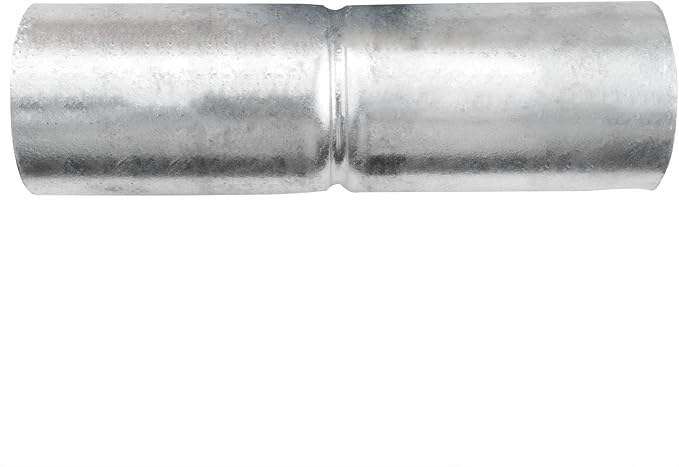 CHENJIN 2PCS 1-5/8x6 inch Fence Beam Sleeve Top Rail Sleeve Steel Tube Connector Heavy Duty Chain Link Fence Hardware Pipe for Fences Dog Runs Dog Kennels Shelters Bent Broken Top Rail Pieces