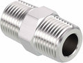 1 1/4" Male NPT To 1 1/4" Male NPT SUS304 Hex Nipple | Solid Male Pipe Adapter Hose Connectors for Pipe Repair, Bathroom Remodel, Tool Extensions, Compression, Irrigation