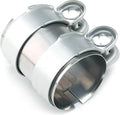 3.0 Inch Butt Joint Band Clamp Stainless Steel 3" Universal Joint Bolts Exhaust Seal Clamps Sleeve Coupler(Clamp Assembly)
