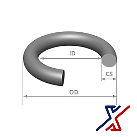 R-14 O-Ring (ID: 21 mm, CS: 2.5 mm, OD: 26 mm) (30 O-Rings) by X1 Tools