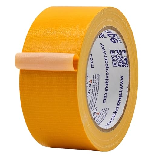 MAT Duct Tape Schoolbus Yellow Industrial Grade, 2 inch x 60 ft. Waterproof, UV Resistant for Crafts, Home Improvement, Repairs, & Projects