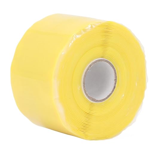 ANGGREK Pipe Plumbing Hose Repair Tape, Self Adhesive Insulation Tape 2.5mpa Tensile Strength Grade for Wire Wrapping