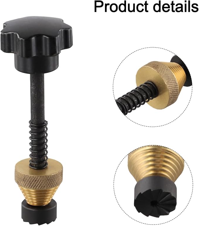Steel Tap Reseating Tool for Leaking Faucets, Complete Reseater Kit with Guide and Cutters to Fix Sink Basin Bath Taps, Clears Calcium Deposits and Smooths Seats, Essential Home Plumbing Repair Gear