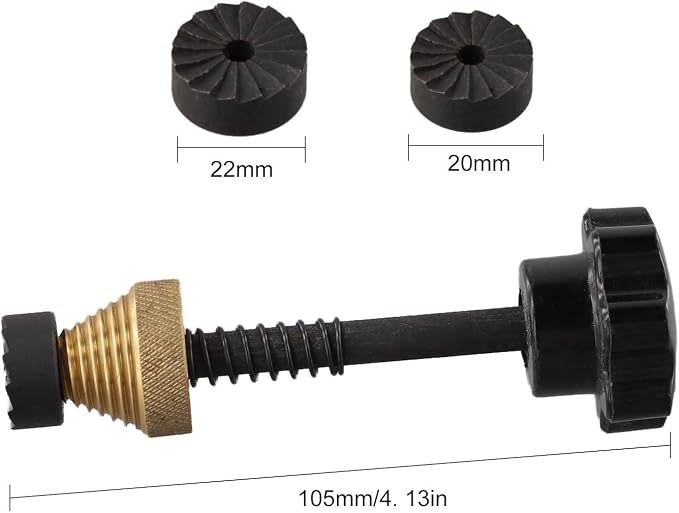 Steel Tap Reseating Tool for Leaking Faucets, Complete Reseater Kit with Guide and Cutters to Fix Sink Basin Bath Taps, Clears Calcium Deposits and Smooths Seats, Essential Home Plumbing Repair Gear