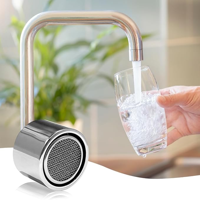 8 Pcs Faucet Aerators Replacement Parts Kitchen Sink with Gaskets
