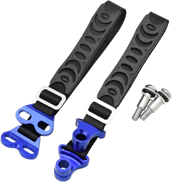 Motorcycle Front Rear Rescue Strap Sling Pull Belt for EXC SX Off Road Bike(Red,Rear)