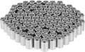 Mobestech 100Pcs Hydraulic Hose Fitting Ferrules Stainless Steel High Pressure Hose Sleeve Crimp Sleeves Pipe Couplings for Industrial and Household Repair