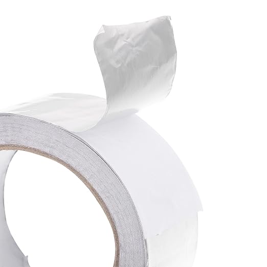 High Temperature Leak Stop Tape 20m Roll, Waterproof Plumbing Hose Repair Tape Thickened Aluminum Foil, Heat Resistant Sealing Strip for Pipes and Outdoor Water Leak Fixing