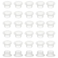 uxcell 30 Pcs Faucet Leak-Proof Sealing Gasket, Silicone Faucet Sealing Gasket, Universal Leak-Proof Silicone Plug for Pipe Plugs, Prevent Leaks in Pipe Systems, White