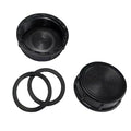 Qrity 2 Pack PVC Pipe End Cap Waste Processor Blanking Caps, Female Thread 39mm End Cap, Pipe Fitting Cap for Drain Pipe
