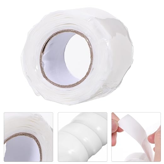 Waterproof Seal Tape for Pipe Leak Repair Silicone Rubber White