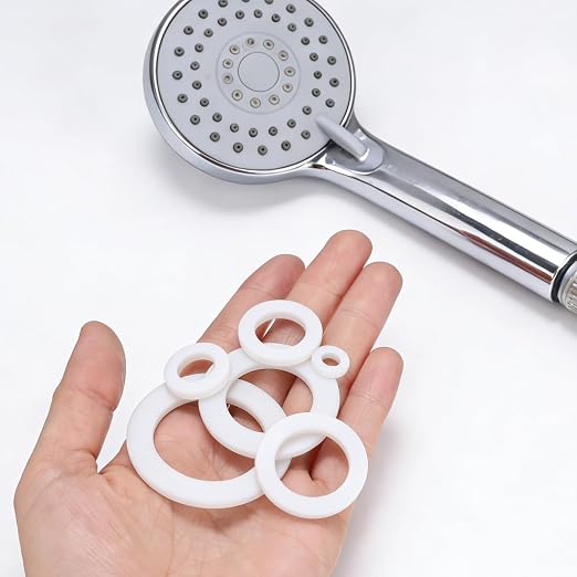 uxcell 30 Pcs Silicone Gaskets, 11/4 Inch O-Ring Seals Gasket Hose Washer Plumbing Gaskets Garden Hose Washer for Water Pipe Faucet Shower Head Garden Hose Seal, White