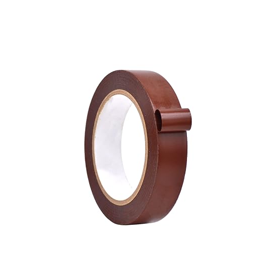 WOD VTC365 Brown Vinyl Pinstriping Tape, 1 inch x 36 yds. for School Gym Marking Floor, Crafting, & Stripping Arcade1Up, Vehicles and More