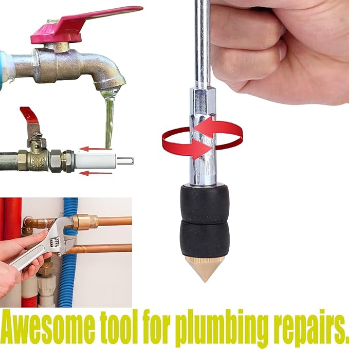 Pipe Plumbing Tools Pipe Leak Stopper Kit, Water Pipe Repair Kit | Emergency pipe leak stopper kit for home use. Stops leaks instantly. Fits copper, PPR, iron pipes. For homeowners & plumbers