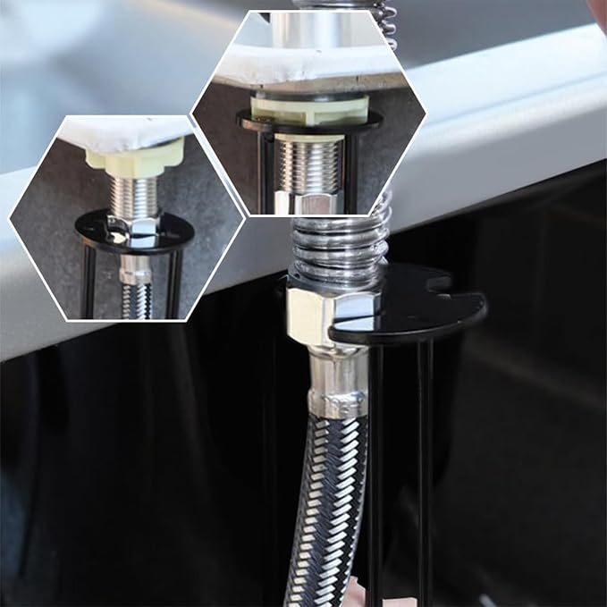 2 Pcs Multifunctional Sink Wrench Tool, 2026 New Under Sink Wrench Faucet Tool, Plumbing Tools for Tight Spaces Kitchen Bathroom Home, Portable Installation Tools for Homeowners (1 Set)