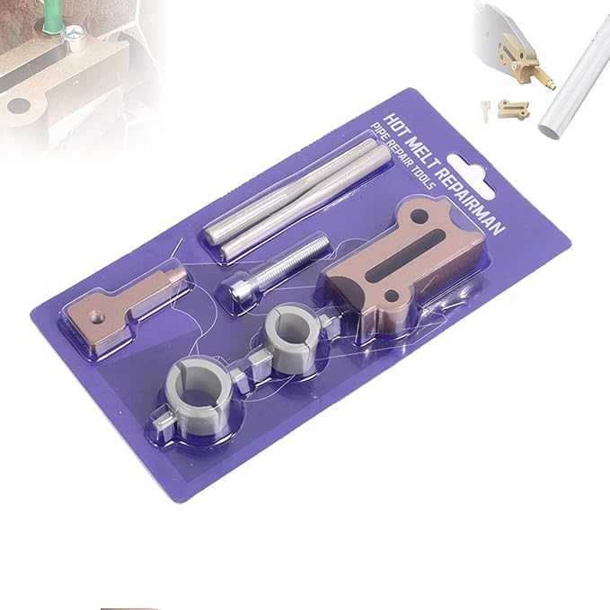 Water Pipe Repair Tool Kit, Plumbing Leak Stopper Set with Self-Fusing Silicone Tape, Portable Leak Fix Kit, Repair for Plumber, Home Renovation, Kitchen, Bathroom, and Emergencies, Maintenance Use