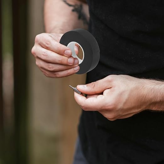 KICHOUSE 2 Rolls Waterproof Butyl Rubber Insulation Tape 2.5mm X 4m Self-Adhesive Electrical Tape for High Voltage 10kv Outdoor Pipe Leak Repair and Submersible Water Pump Sealing