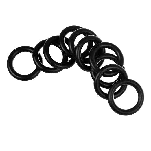 10Pcs Propane Tank O-Ring for All Soft Nose P.O.L. Fittings | Soft Rubber Leakage-Proof Sealing, Fit for Propane Gas Adapters, Connectors, Valves, Regulators, BBQ Grill Accessories