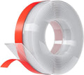 36FT Weather Stripping Door Seal - 2" Silicone Door Draft Seal Tape for Gaps Under Door Weatherstripping Sweep Stopper for Bottom of Shower Door/Sliding Glass Door