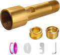 Tub Spout Adapter, Brass, Fits 3/4" IPS and 1/2" IPS Pipe, 1/2" Copper Pipe | Threaded installation&for Slip-On installation,Diverter &without-Diverter Types,5.3" Tub Spout Repair Kit with Assembly Tool