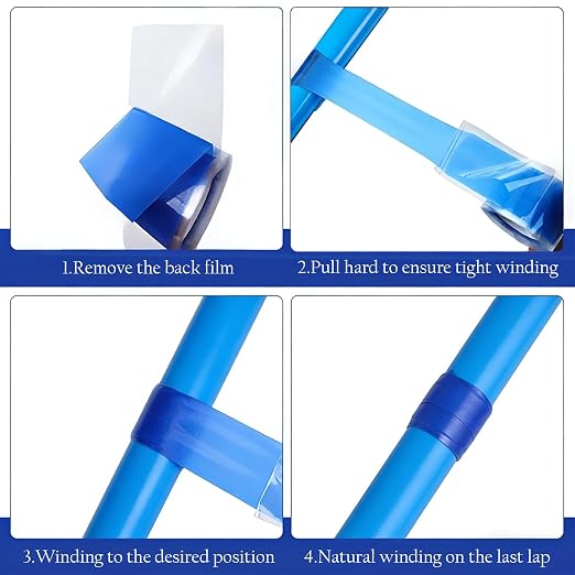 SKYPRO 3 Rolls Self Fusing Silicone Tape 0.98 inch x 9.84 ft Black/White/Grey Waterproof Rescue Tape for Emergency Pipeline Plumbing Repair Cable Winding Insulating