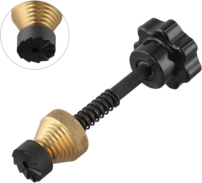 Steel Tap Reseating Tool for Leaking Faucets, Complete Reseater Kit with Guide and Cutters to Fix Sink Basin Bath Taps, Clears Calcium Deposits and Smooths Seats, Essential Home Plumbing Repair Gear