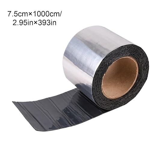 Asphalt Crack Filler Self-Adhesive Repair Tape | Crack Sealer Repair Patch for Concrete for Roof Window Driveway Boat RV Awning Glass Pipe Joists Deck