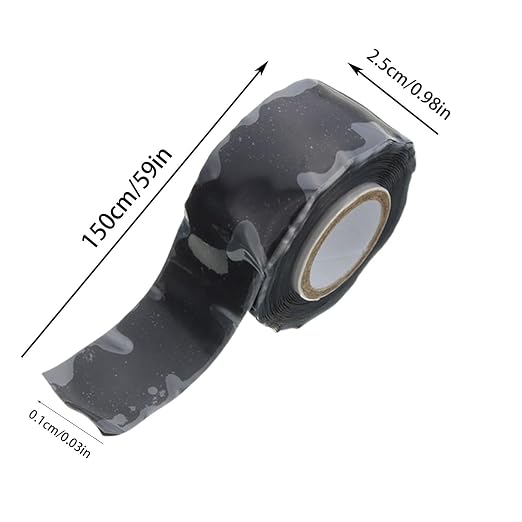 Plumbing Sealing Tape 150cm Heat Resistant Waterproof Adhesive Wrap | Hose Leak Sealing Tape for Plumbing, Automotive, Home Improvement, Garage, Garden, Yard, Outdoors