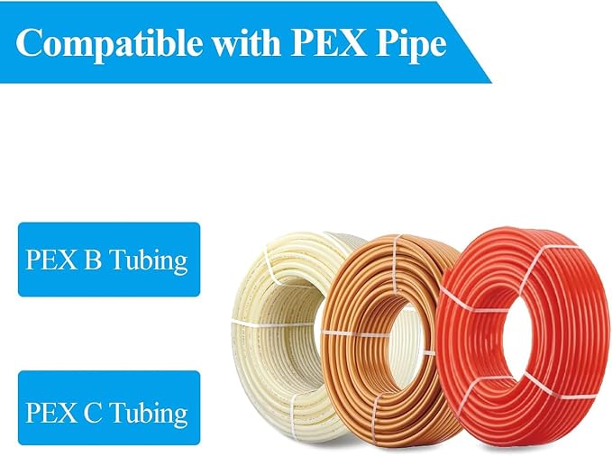 WiseWater 36 Pcs Pex Fittings, 1/2 inch T PEX Tee(12PCS) & 90 Degree Elbow & Straight Coupling, Brass Barb Crimp Pipe Fitting for Pex Pipe(Pack of 36), UPC Certified