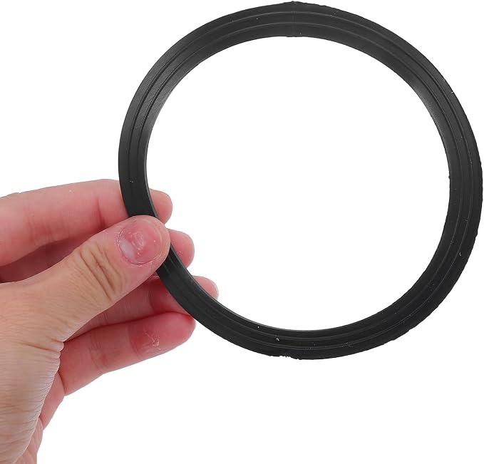 TEHAUX 6pcs Kitchen Sink Strainer Kit with 110mm Seal Ring, 83mm Nut, and 87mm Rubber Washer Set for Drain Assembly and Plumbing Repair