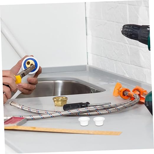 KALLORY 50pcs Assorted Flat Washers for Faucet Leak Repair Durable Leak Sealing Gaskets for Faucets Showerheads and Water Pipes Prevents Water Leakage Issues