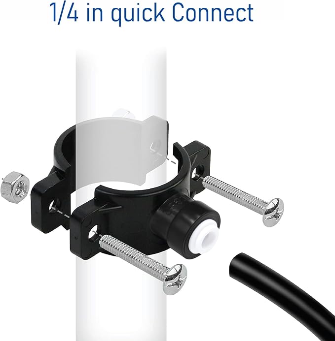 1/4 Inch Drain Saddle Valve for Reverse Osmosis Water Filter System