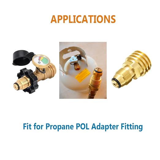 10Pcs Propane Tank O-Ring for All Soft Nose P.O.L. Fittings | Soft Rubber Leakage-Proof Sealing, Fit for Propane Gas Adapters, Connectors, Valves, Regulators, BBQ Grill Accessories