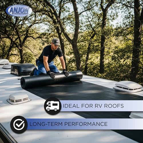 RoofShield EPDM Rubber Roofing Membrane 45 Mil, 20 ft x 70 ft