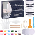 Kalolary Tub and Fiberglass Shower Repair Kit, 3.6oz Porcelain Repair Kit