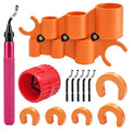 13 PCS Pipe Deburring Tool Set, Removal Tools Set for Fittings, Deburring Tool with 5 High Speed Steel Blades,Inner Outer Reamer Pipe Tubing Chamfer Tool for PVC PEX Copper Aluminum Pipes