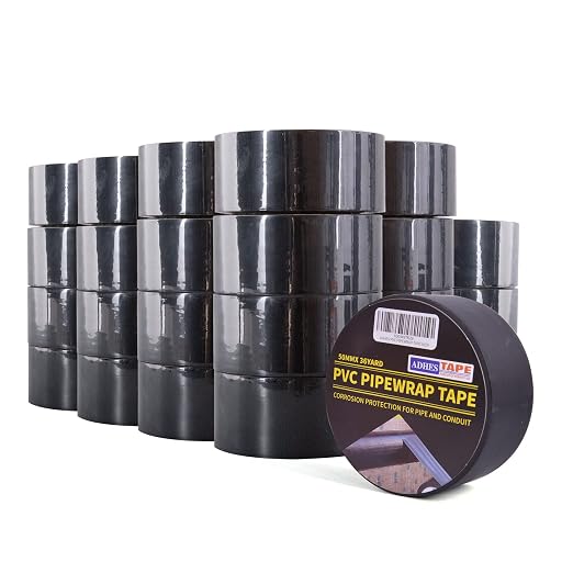 ADHES Corrosion Protection Pipe Tape, 24 Rolls 2 Inch X 36 Yds(108FT) 6.0Mil