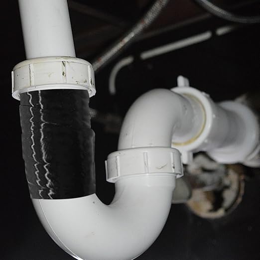 iplusmile 1roll Hose Seal Tape Self-Adhesive Repair Tape for Pipe Leak Fixing High-Temperature Resistant Wide for Plumbing and Electrical Insulation