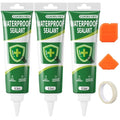 15.6 Oz Silicone Caulk (3 Pack 5.2 Oz) Squeeze Tube Waterproof