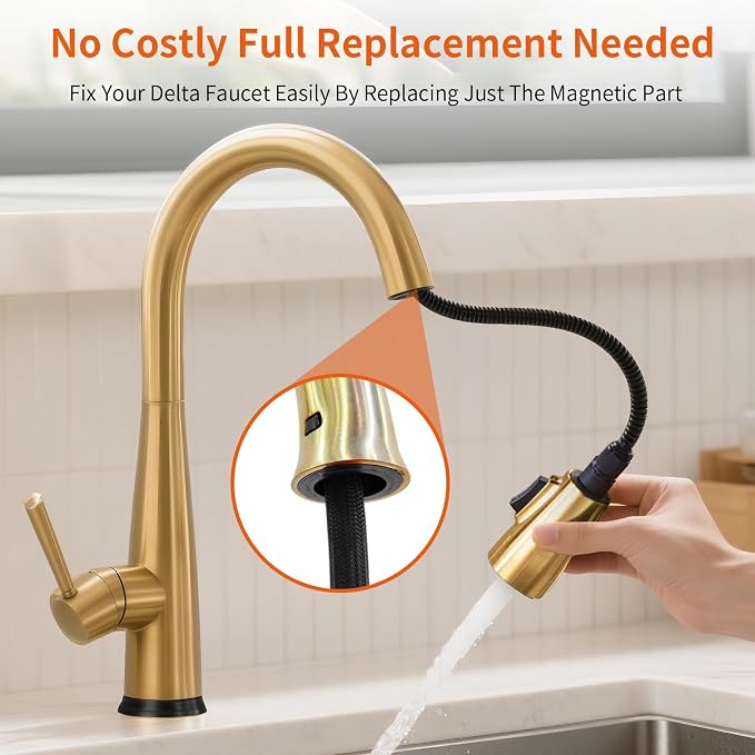 RP80977 Magnet Replacement Kit for Delta Kitchen Faucet with Tools