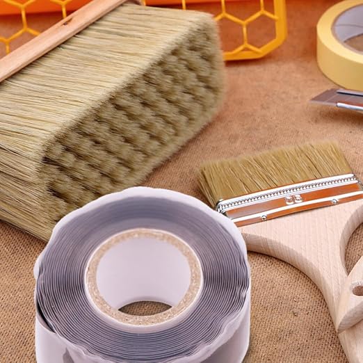 SOLUSTRE 1roll Self- Silicone Tape Adhesive Seal for Electrical Wire Wrapping Automotive Household Use