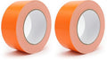 Heavy Duty Duct Tape 2 Inch X 33 Yards, 8.5 Mil Thickness, Multi Purpose Orange Duct Tape, No Residue, Waterproof and Tear by Hand - for Repairs, Industrial, Professional Use (Pack of 2)