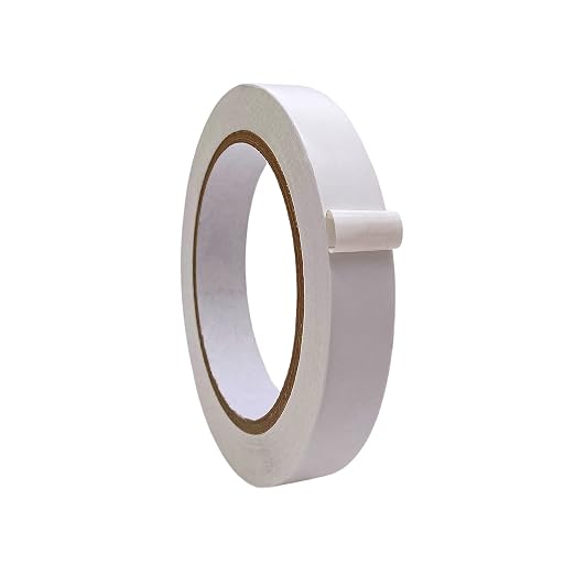 WOD VTC365 White Vinyl Pinstriping Tape, 3/4 inch x 36 yds. for School Gym Marking Floor, Crafting, & Stripping Arcade1Up, Vehicles and More