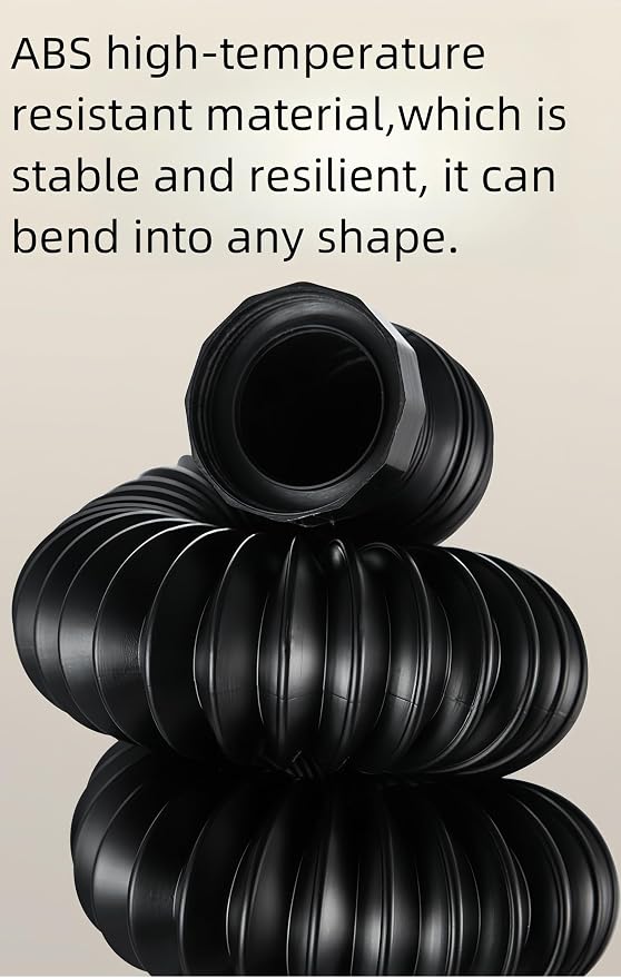 Bathroom Sink Drain Kit with Flexible Expandable P-Trap Sink Drain Pipe Tube Anti-Odor Bathroom Sink Drain Pipe for 1-1/4",1-1/2" and 2'' Drain Hole (Bounce Style)