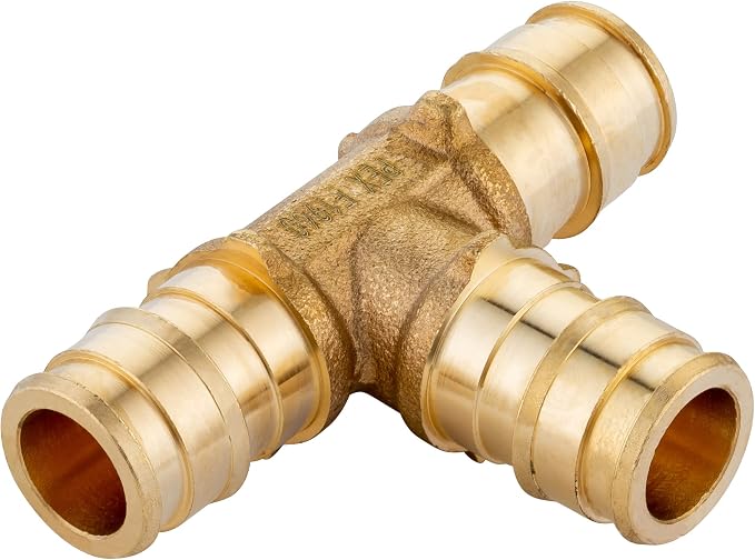 (All in One) EFIELD 3/4-inch Pex-A Tubing/Pipe 2 x100 ft Red & Blue(200 ft) | 30 PCS 3/4" Brass Expansion Fittings- Elbow Tee Coupler, Expansion Rings, Pipe Cutter(YRB1960)