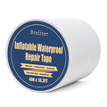 Breliter Inflatable Waterproof Repair Tape - Waterproof TPU Patch Repair Kit, Sealing Repair Tape for Air Mattress, Bounce House, Inflatable Toys, Tent, Swimming Ring, Heavy Duty - 4in x 13.2ft